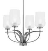 Cavella 4 Light Medium Chandelier by Toltec 3904-42 - 3904-42