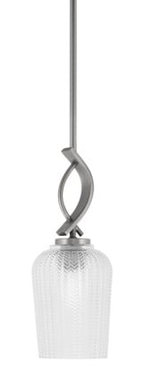 Cavella 1 Light Mini Pendant 14 Inch Tall by Toltec - 3901-42