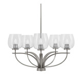 Cavella 5 Light Medium Chandelier by Toltec 3905-GP-4810