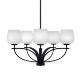 Cavella 5 Light Medium Chandelier by Toltec 3905-GP-4811 - 3905-GP-4811