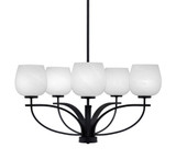 Cavella 5 Light Medium Chandelier by Toltec 3905-GP-4811 - 3905-GP-4811