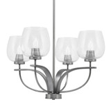 Cavella 4 Light Medium Chandelier by Toltec 3904-48