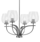 Cavella 4 Light Medium Chandelier by Toltec 3904-48 - 3904-48