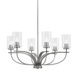 Cavella 6 Light Large Chandelier by Toltec 3906-30