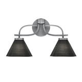 Cavella 2 Light Vanity Light 18.75 Inch Tall by Toltec - 3912-4059