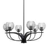 Cavella 6 Light Large Chandelier by Toltec 3906-MB-5110