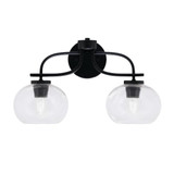 Cavella 2 Light Vanity Light 19 Inch Length by Toltec - 3912-MB-202