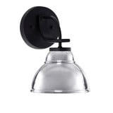 Cavella 1 Light Wall Sconce with Metal Shade 10 Inch Tall by Toltec - 3911-MB-427-CH