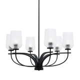 Cavella 6 Light Large Chandelier by Toltec 3906-MB-4250