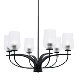 Cavella 6 Light Large Chandelier by Toltec 3906-MB-4250 - 3906-MB-4250