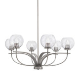 Cavella 6 Light Large Chandelier by Toltec 3906-GP-4102
