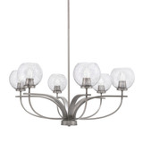 Cavella 6 Light Large Chandelier by Toltec 3906-GP-4102 - 3906-GP-4102