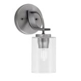 Cavella 1 Light Wall Sconce 11.5 Inch Tall by Toltec - 3911-GP-300