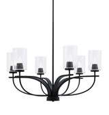 Cavella 6 Light Large Chandelier by Toltec 3906-MB-300 - 3906-MB-300
