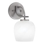 Cavella 1 Light Down Glass Wall Sconce 11.25 Inch Tall by Toltec - 3911-GP-4811