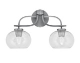 Cavella 2 Light Contemporary Vanity Light 19 Inch Length by Toltec - 3912-20