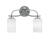 Cavella Two Light Contemporary Vanity Light 15.5 Inch Length by Toltec - 3912-300