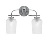 Cavella 2 Light Vanity Light 16.5 Inch Length by Toltec - 3912-42