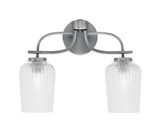 Cavella 2 Light Vanity Light 16.5 Inch Length by Toltec - 3912-42