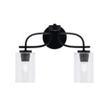 Cavella 2 Light Vanity Light 15.5 Inch Length by Toltec - 3912-MB-3001