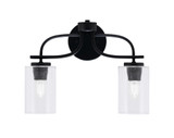 Cavella 2 Light Vanity Light 15.5 Inch Length by Toltec - 3912-MB-3001
