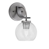 Cavella 1 Light Wall Sconce 10.25 Inch Tall by Toltec - 3911-GP-4100