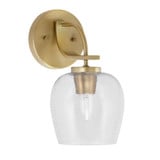 Cavella 1 Light Steel Wall Sconce 11.25 Inch Tall by Toltec - 3911-GP-4810