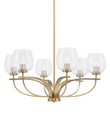Cavella 6 Light Large Chandelier by Toltec 3906-48 - 3906-48