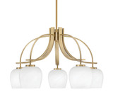 Cavella 5 Light Large Chandelier by Toltec 3925-4811 - 3925-4811
