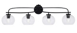 Cavella 4 Light Vanity Light 39 Inch Length by Toltec - 3914-MB-202