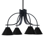 Cavella 4 Light Large Chandelier by Toltec 3924-421 - 3924-421