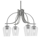 Cavella 4 Light Medium Chandelier by Toltec 3924-210