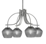 Cavella 4 Light Medium Chandelier by Toltec 3924-4622 - 3924-4622