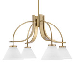 Cavella 4 Light Large Chandelier by Toltec 3924-312 - 3924-312