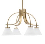 Cavella 4 Light Large Chandelier by Toltec 3924-312 - 3924-312