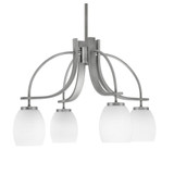 Cavella 4 Light Medium Chandelier by Toltec 3924-615