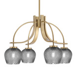 Cavella 4 Light Medium Chandelier by Toltec 3924-4602 - 3924-4602