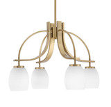 Cavella 4 Light Medium Chandelier by Toltec 3924-615 - 3924-615