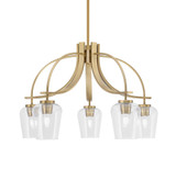 Cavella 5 Light Medium Chandelier by Toltec 3925-210 - 3925-210