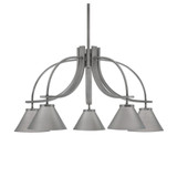 Cavella 5 Light Large Chandelier by Toltec 3925-421