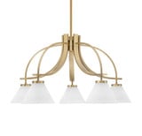 Cavella 5 Light Large Chandelier by Toltec 3925-312 - 3925-312
