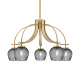 Cavella 5 Light Large Chandelier by Toltec 3925-4602 - 3925-4602