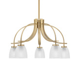 Cavella 5 Light Medium Chandelier by Toltec 3925-500 - 3925-500