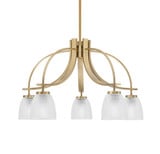 Cavella 5 Light Medium Chandelier by Toltec 3925-500 - 3925-500