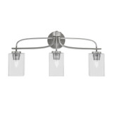 Cavella 3 Light Vanity Light 25.75 Inch Length by Toltec - 3913-531