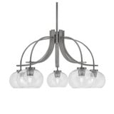 Cavella 5 Light Large Chandelier by Toltec 3925-212