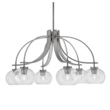 Cavella 6 Light Large Chandelier by Toltec 3926-212
