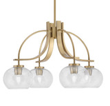 Cavella 4 Light Large Chandelier by Toltec 3924-212 - 3924-212