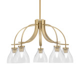 Cavella 5 Light Large Chandelier by Toltec 3925-4769 - 3925-4769