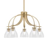 Cavella 5 Light Large Chandelier by Toltec 3925-4769 - 3925-4769